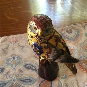 Beautifully detailed ornate owl figurine!
